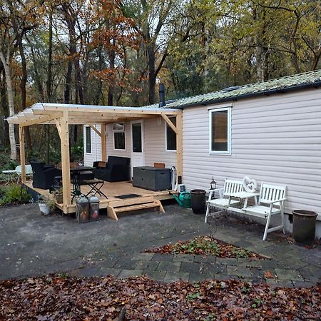 Chalet Met Veranda Aan Bosrand Vledder Εξωτερικό φωτογραφία